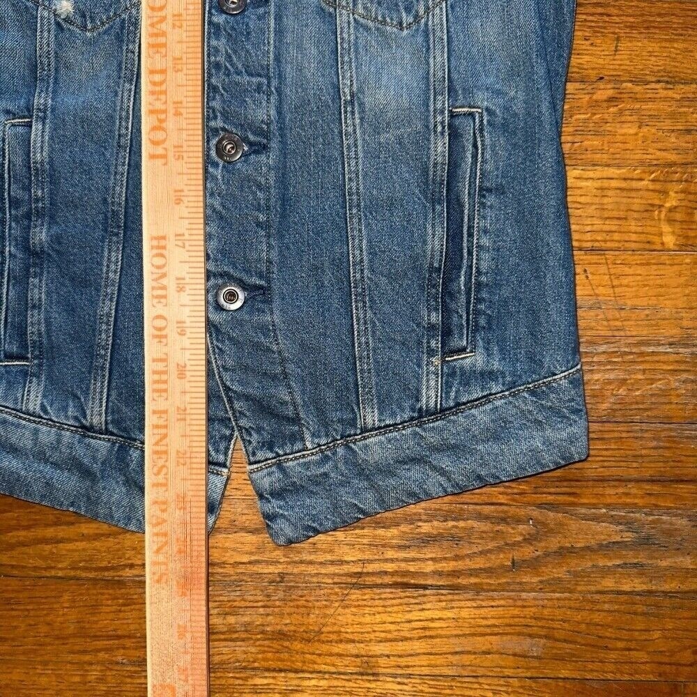 G-Star RAW 3301‎ Denim Jacket Fitted Trucker Jean Jacket XS - Picture 4 of 7